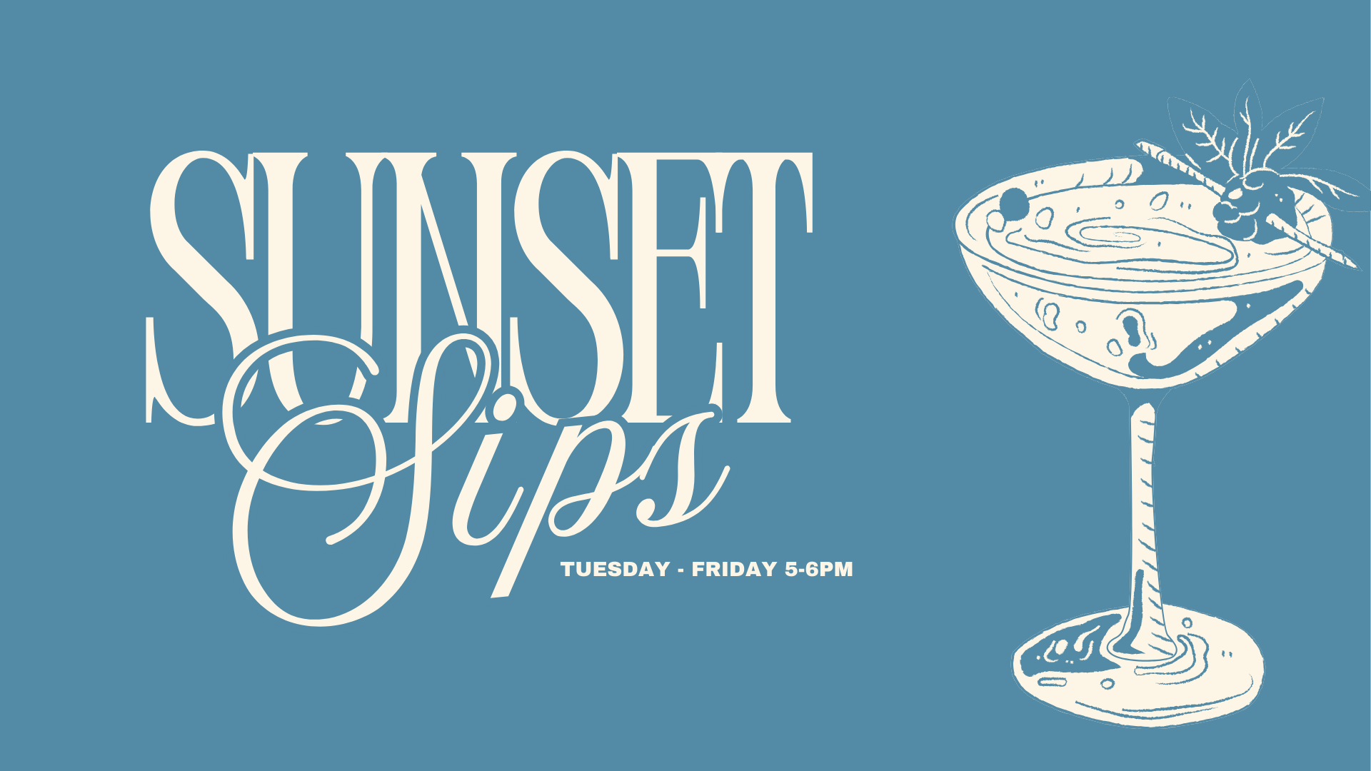 Join Us For Sunset Sips
