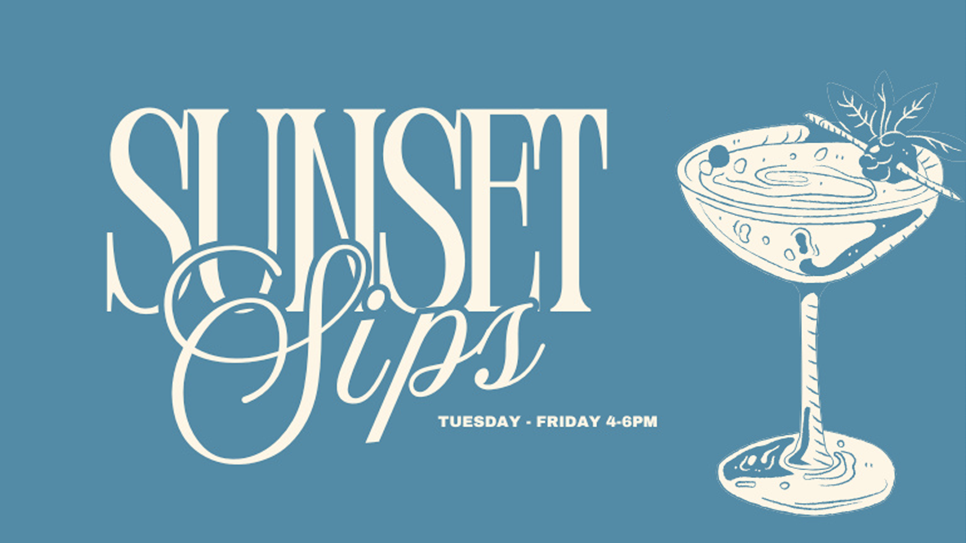Join Us For Sunset Sips