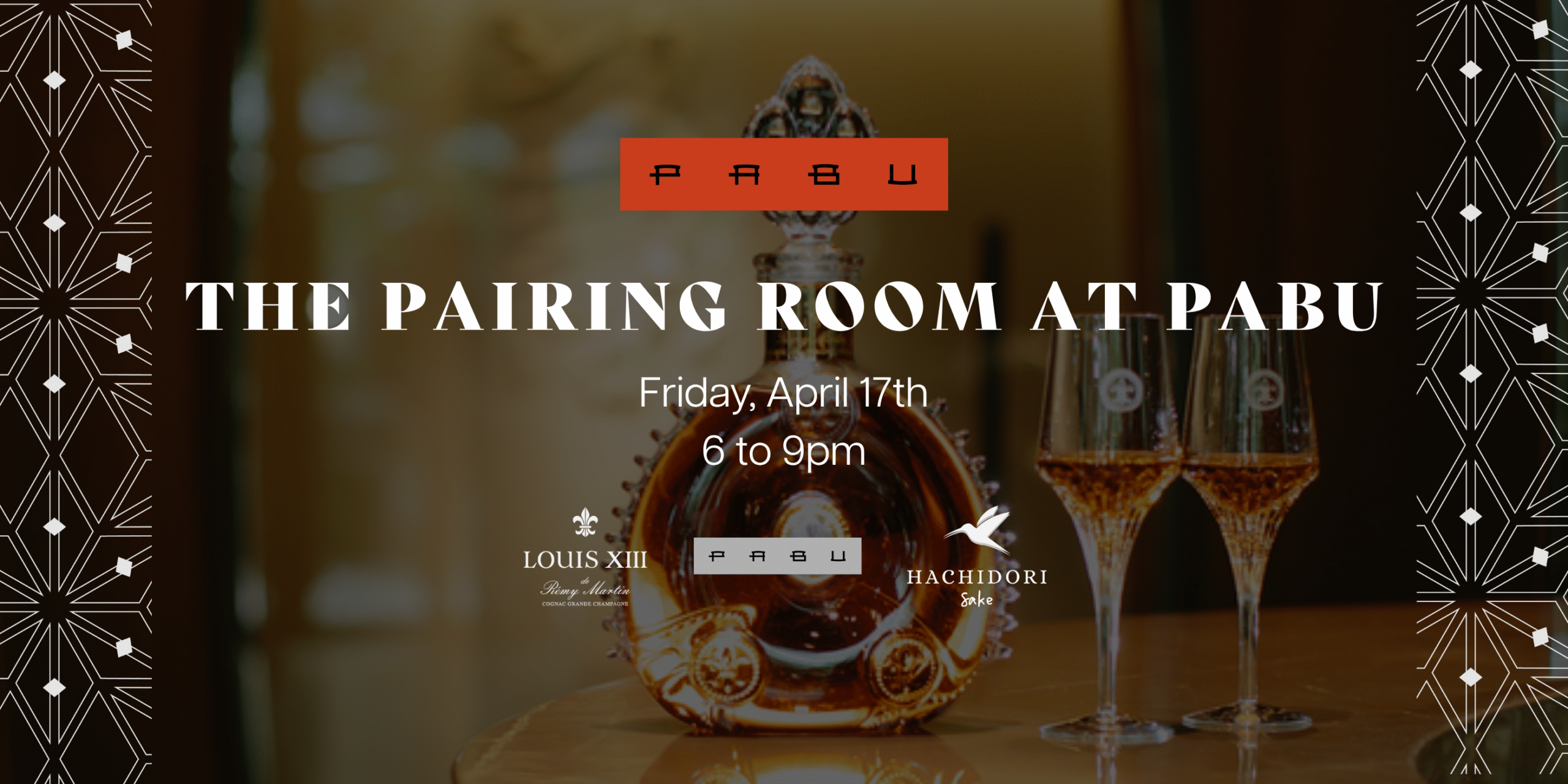 The Pairing Room at Pabu: Louis XIII x Pabu x Hachidori Sake (4/17)