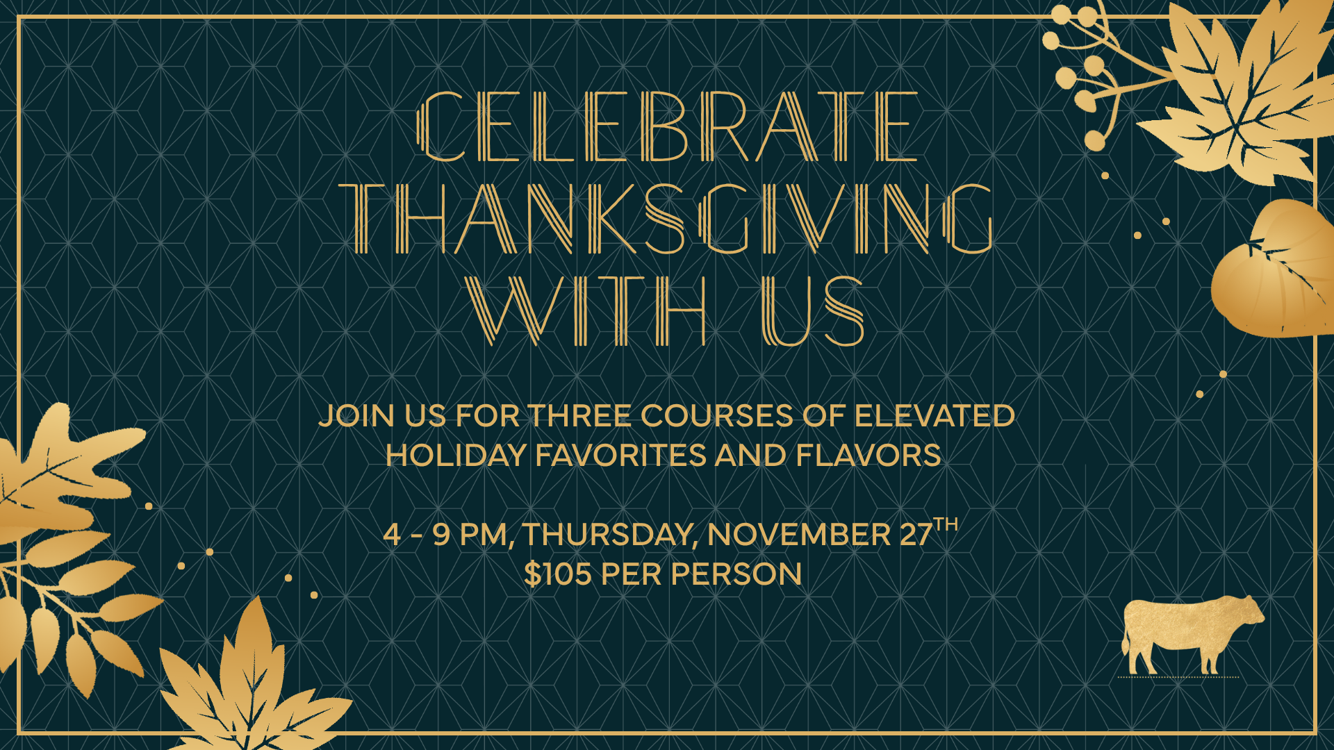 Join Us For Thanksgiving