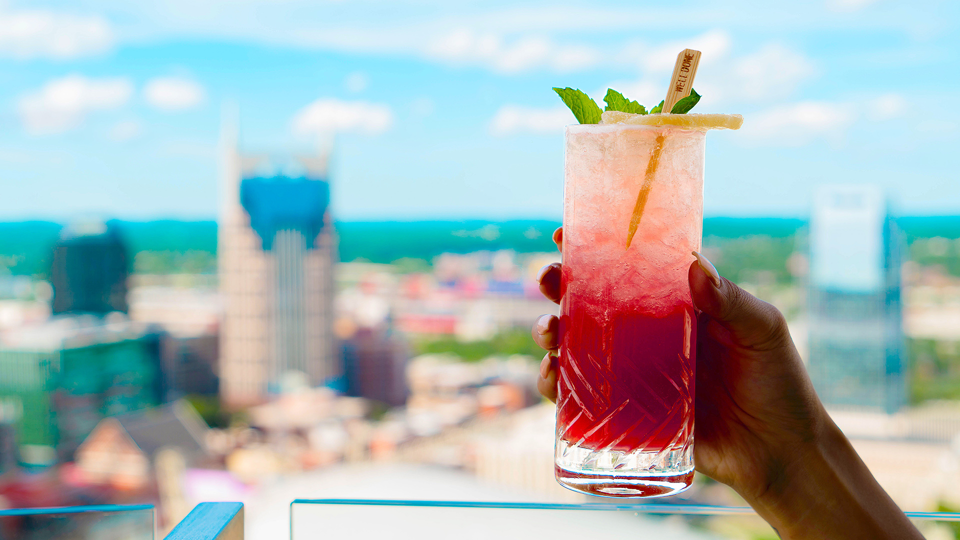 Craft cocktails with a view at Bourbon Steak Nashville